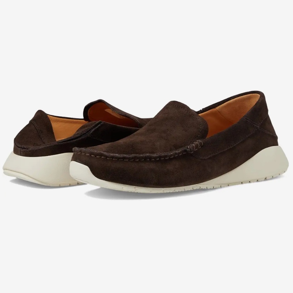 NWT‎ OluKai Ka'a Loafer 100% Suede Dark Brown